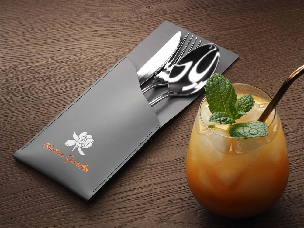 Logo trade promotional giveaways picture of: Cutlery case 1598094