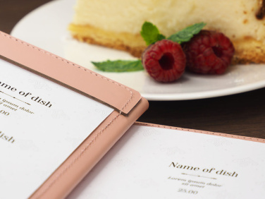Logo trade promotional merchandise picture of: Menu cover 1087281