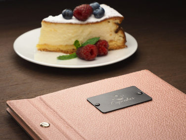 Logo trade promotional giveaways picture of: Menu cover 1087281