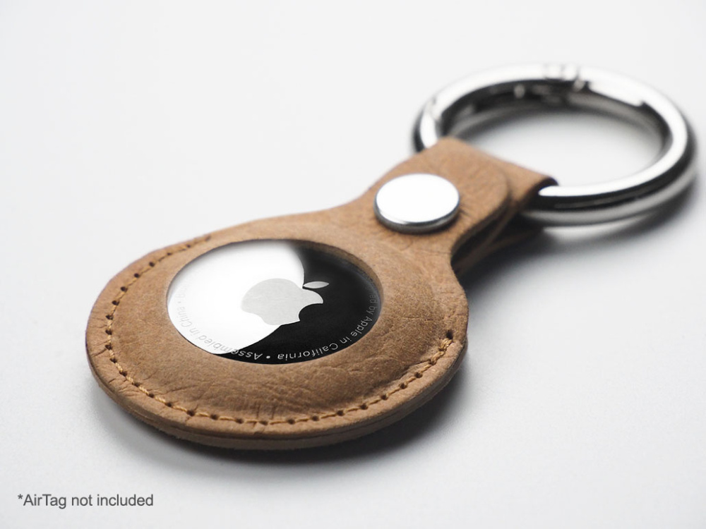 Logo trade promotional merchandise photo of: Keyring with holder for AirTag 1914106