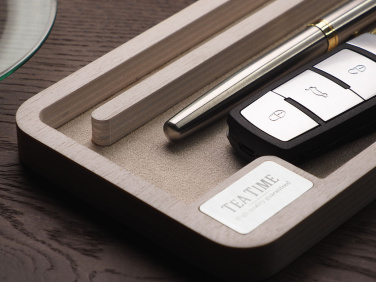 Logotrade promotional item picture of: Wooden desk organiser 1818121