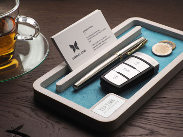 Logo trade promotional item photo of: Wooden desk organiser 1818121