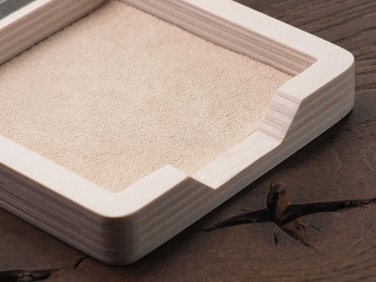 Logotrade corporate gift picture of: Wooden memo card box 1832121