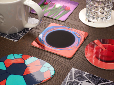 Logotrade promotional gift picture of: Printed paper coaster 1838117