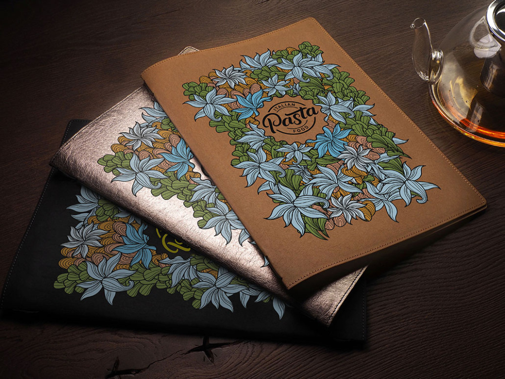 Logo trade corporate gifts image of: Menu cover Ambiente 1178305