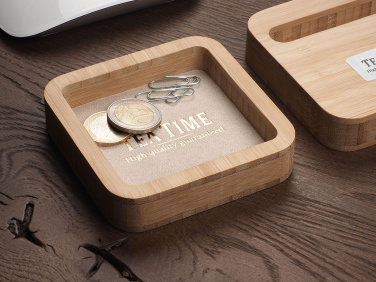 Logo trade promotional products picture of: Wooden desk organiser 1849292