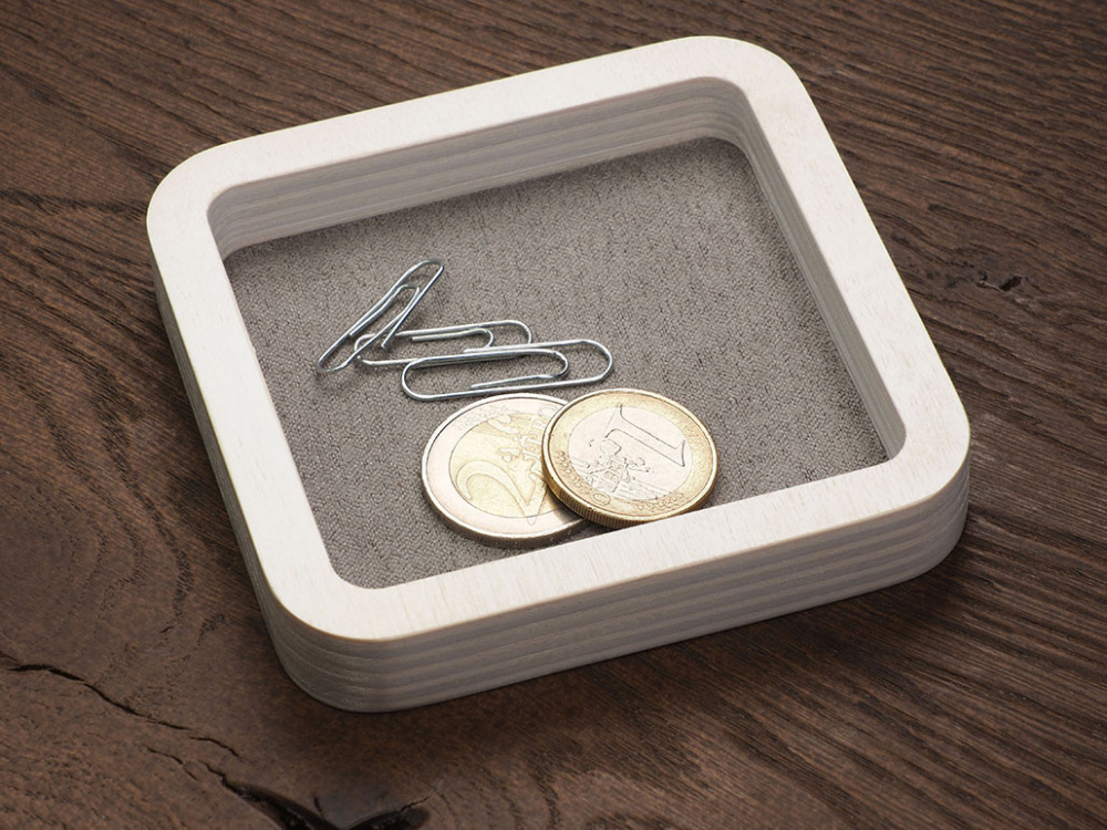 Logotrade promotional item image of: Wooden desk organiser 1849121
