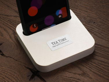 Logo trade promotional merchandise photo of: Wooden telephone stand 1848121