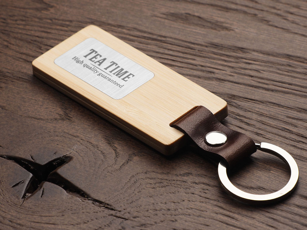 Logotrade promotional merchandise photo of: Wooden keyring 1853292