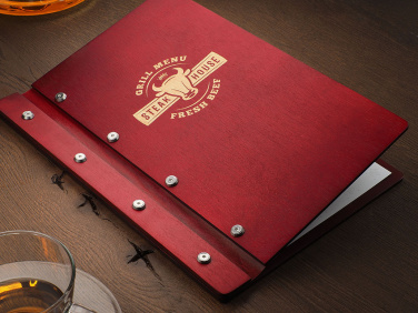 Logo trade corporate gifts picture of: Menu cover 1860121