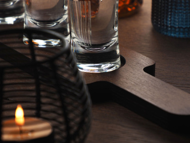 Logo trade promotional merchandise photo of: Wooden 3 Shot Serving Board 1863121