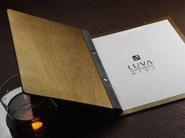 Logo trade business gift photo of: Menu cover 1905121