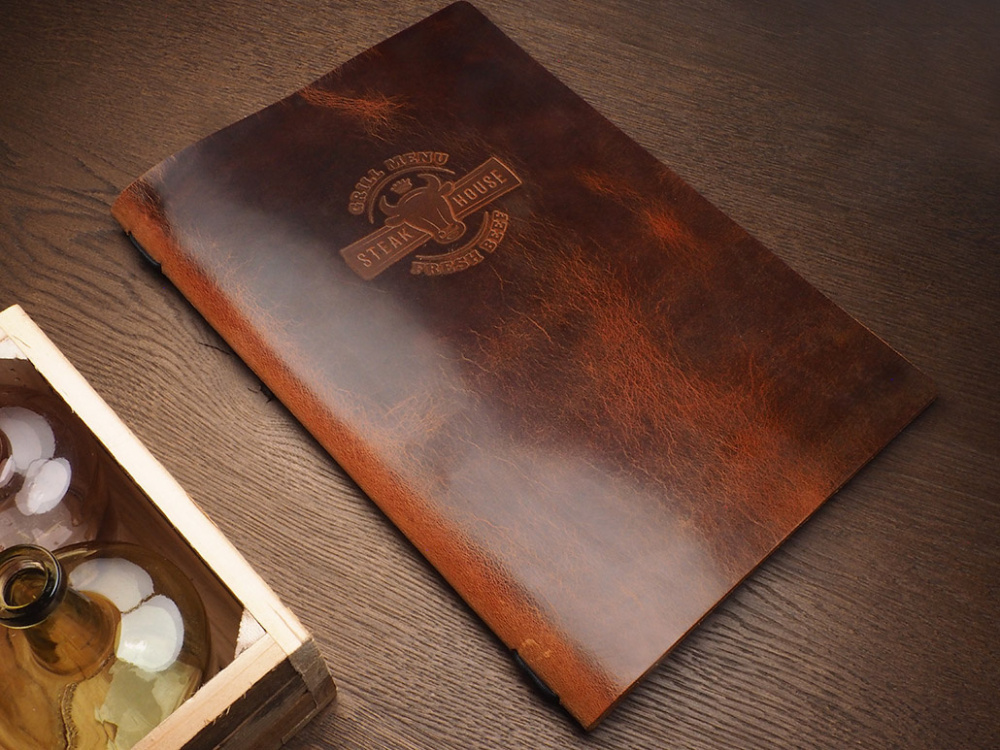 Logo trade promotional giveaways picture of: Menu cover Ambiente 1178310