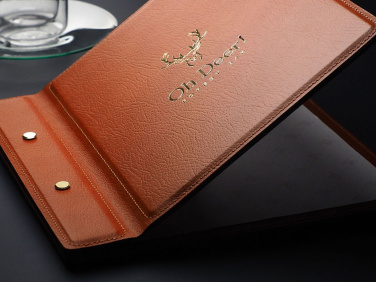 Logo trade business gift photo of: Menu cover 1085318