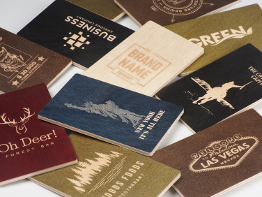 Logo trade promotional products image of: Wooden magnet 2034121
