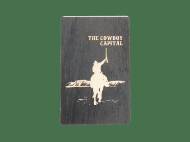 Logo trade corporate gifts image of: Wooden magnet 2034121
