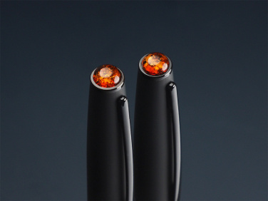 Logotrade corporate gifts photo of: Amber Pen set  1235036