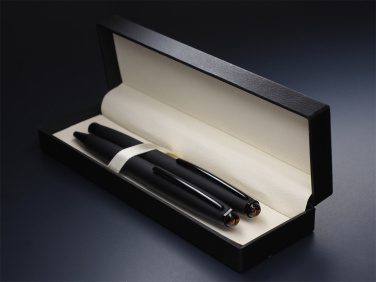 Logo trade promotional giveaway photo of: Amber Pen set  1235036