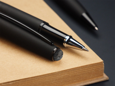 Logo trade advertising products image of: Pen set with coal 2094036