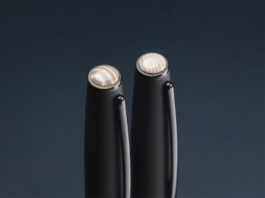 Logo trade business gift photo of: Striped Flint Pen set 1284036