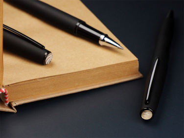 Logotrade promotional items photo of: Striped Flint Pen set 1284036