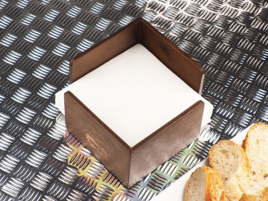 Logo trade promotional giveaways image of: Napkin box 1957121