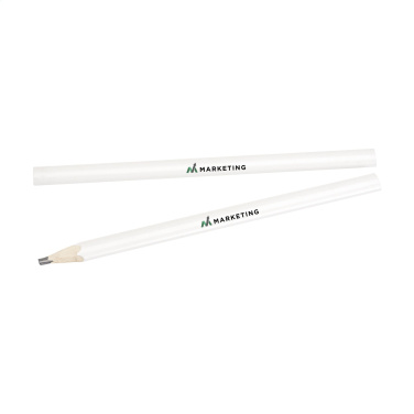 Logo trade promotional merchandise image of: Carpenter wooden pencil