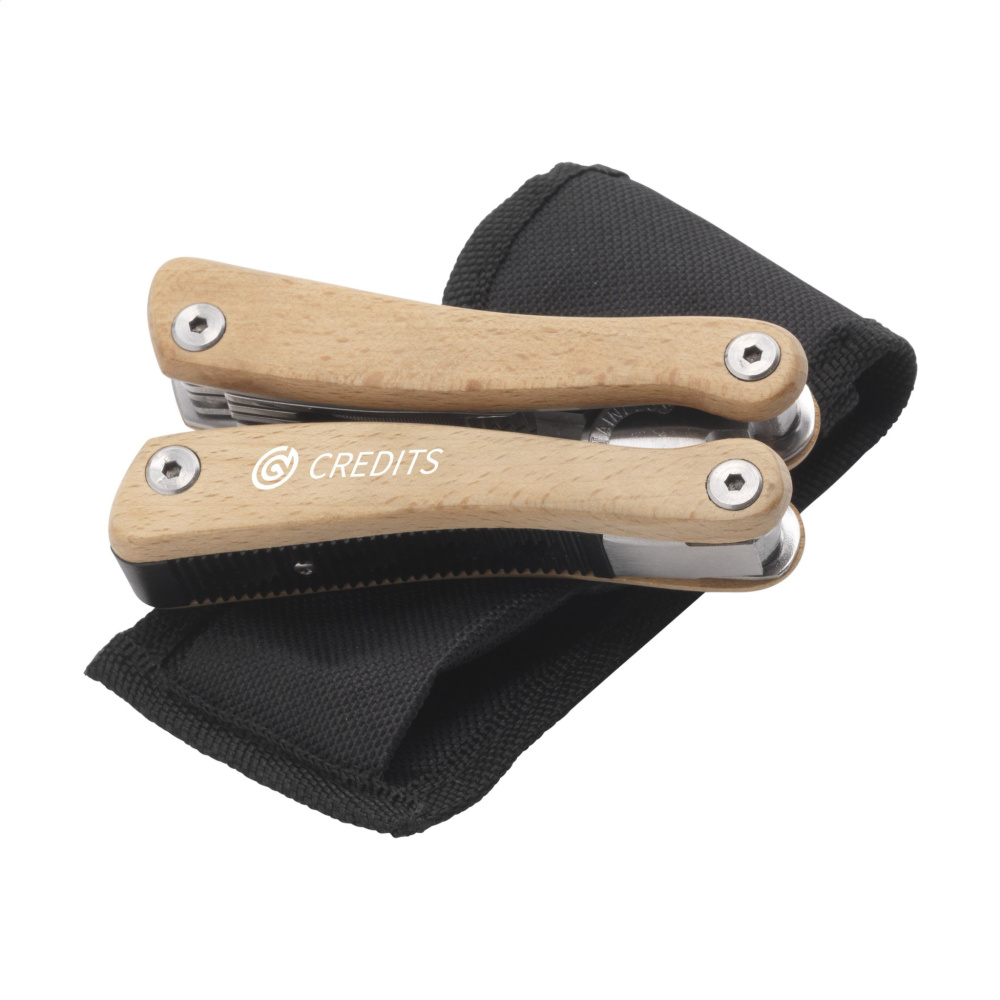 Logo trade promotional merchandise picture of: Beechwood Multitool