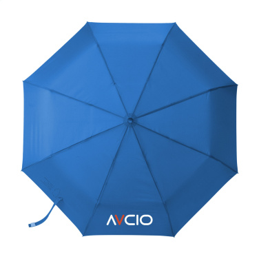 Logo trade advertising products image of: Michigan foldable RCS RPET umbrella 21 inch