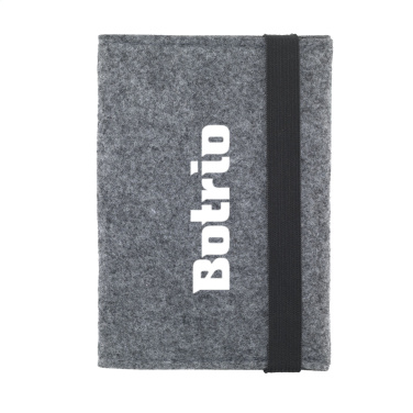 Logo trade promotional giveaways picture of: Identify GRS RPET Felt passport holder