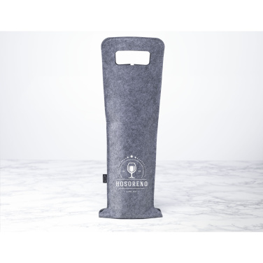 Logo trade promotional giveaways image of: Wine Bag-to-Give GRS RPET