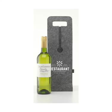 Logotrade business gift image of: Wine Bag-to-Give GRS RPET