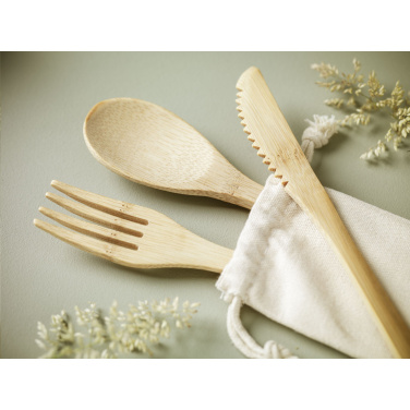 Logotrade promotional giveaway picture of: Bambu Cutlery Set