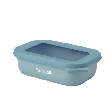 Logo trade promotional items image of: Mepal Cirqula multi use rectangular bowl 500ml lunchbox