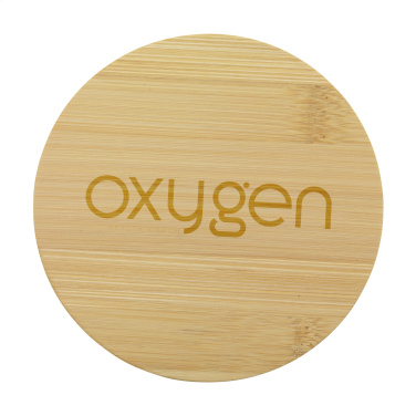 Logo trade corporate gifts picture of: Bamboo Coaster Set