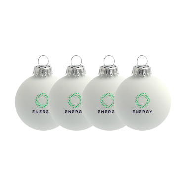 Logo trade advertising product photo of: Christmas Bauble Ø 6 cm - set of 4 - Made in Europe