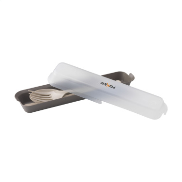 Logo trade promotional giveaways image of: Outdoor 3-piece Cutlery Set