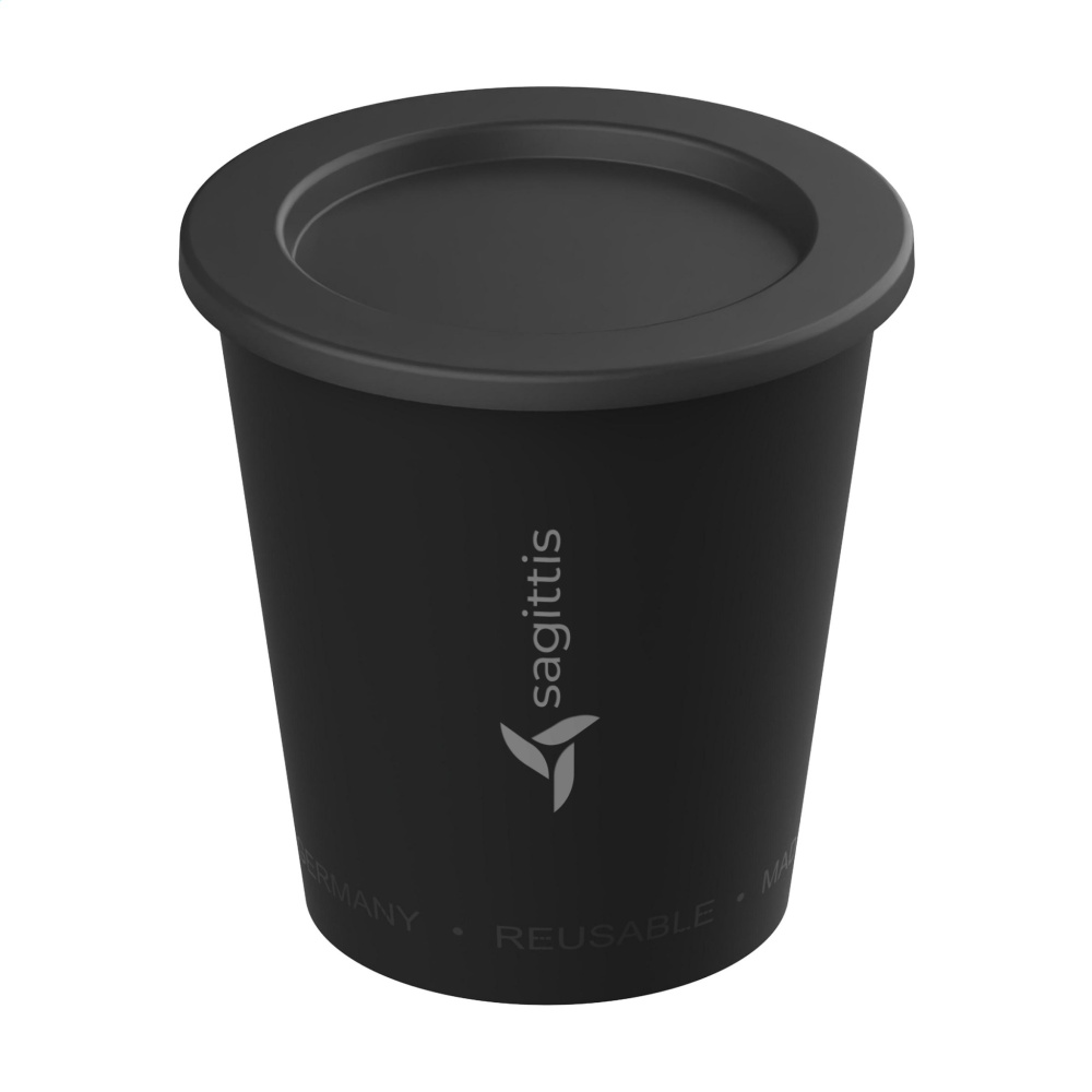 Logotrade promotional gift picture of: Drinking Cup Bio-Based Lid 200 ml