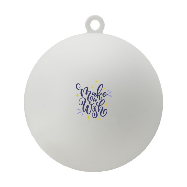 Logotrade promotional giveaway picture of: Christmas Bauble Ø 7 cm Recycled PP - Made in Europe