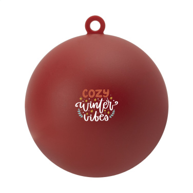 Logotrade promotional giveaway image of: Christmas Bauble Ø 7 cm Recycled PP - Made in Europe