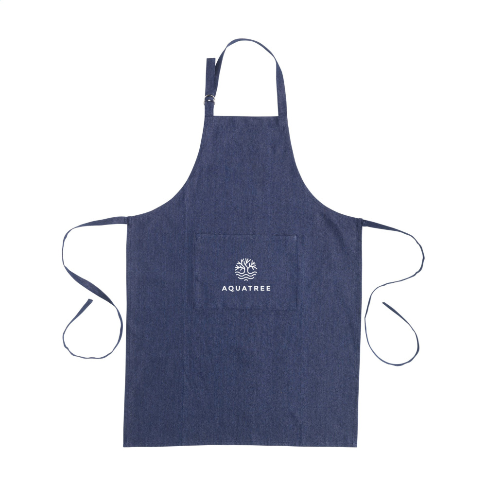 Logotrade promotional merchandise photo of: Apron GRS Recycled Denim (220 g/m²)