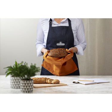 Logo trade promotional item photo of: Apron GRS Recycled Denim (220 g/m²)