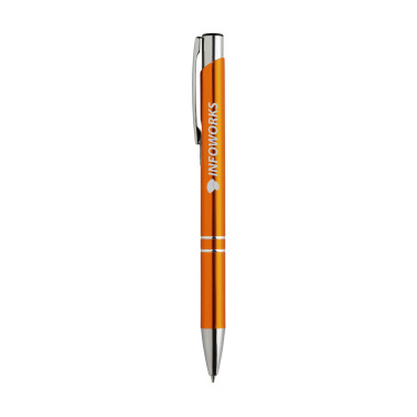 Logo trade business gifts image of: Ebony Shiny pen