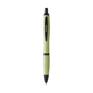 Logo trade corporate gifts image of: Athos Wheat-Cycled Pen wheat straw pen