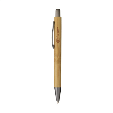 Logo trade business gift photo of: Sento Bamboo pen
