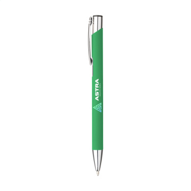 Logo trade promotional product photo of: Ebony Soft Touch pen