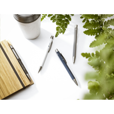 Logo trade advertising products picture of: Brady Soft Touch Recycled Alu pens