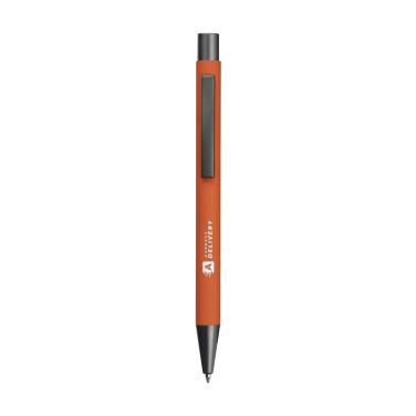 Logo trade promotional merchandise picture of: Brady Soft Touch Recycled Alu pens