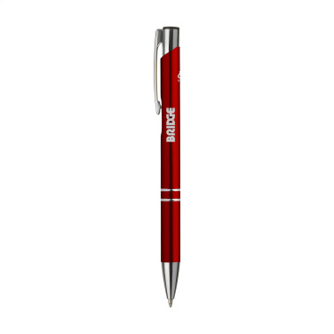 Logo trade advertising products picture of: Ebony Recycled Alu pens