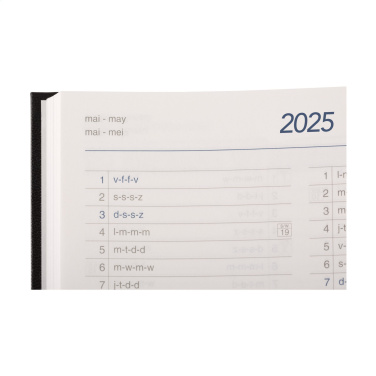 Logotrade promotional item image of: Eurodirect Balacron diary A5 4-languages